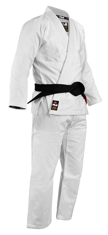 Fuji Lightweight BJJ Gi White - BKK Fight Gear