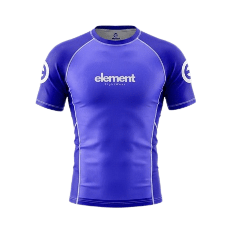 Element FightWear Purple Ranked Rashguard Front