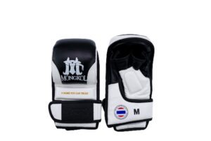 Mongkol MMA Sparring Gloves Leather Black