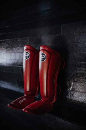 Pryde Shin Guards Red